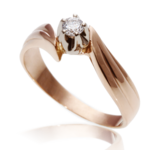 помолвочное кольцо классическое на заказ SGPP012